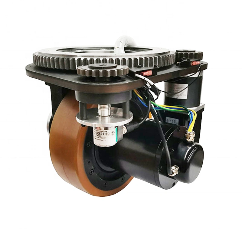 1500W 48V Built-in Motor Large Power Heavy Load Drive Wheel with BLDC Motor for Industrial Vehicle Easy to Maintain Motor Wheel Assembly (TZ18-BLDC15S04)