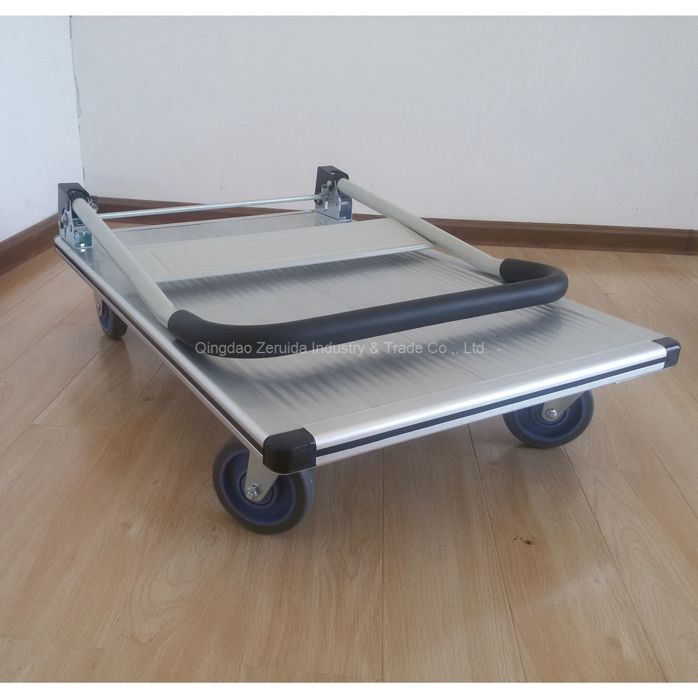 Heavy Duty 350kgs Load Rating Aluminum Platform Hand Truck