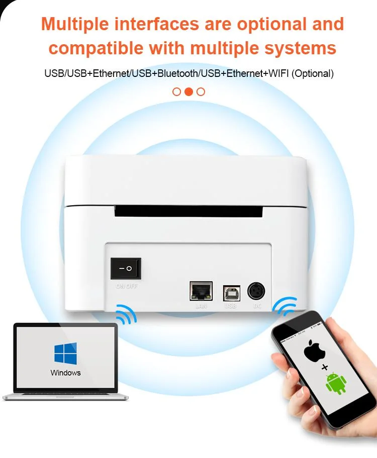 Compact Mobile Thermal Label Printer