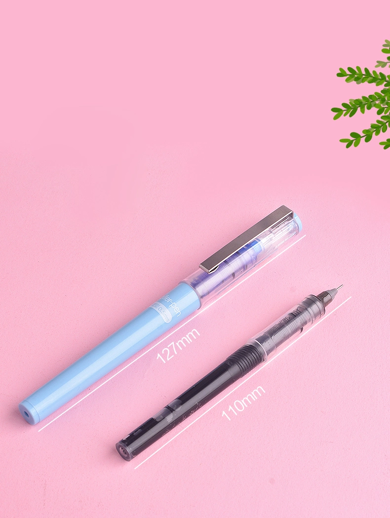 Stationery Promotional Pen Opaque Barrel Color Plastic Pen Logo Pen Quick Dry Ink Precise Writing