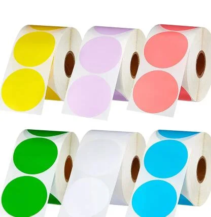 OEM Colorful Waterproof Round Sticker Label