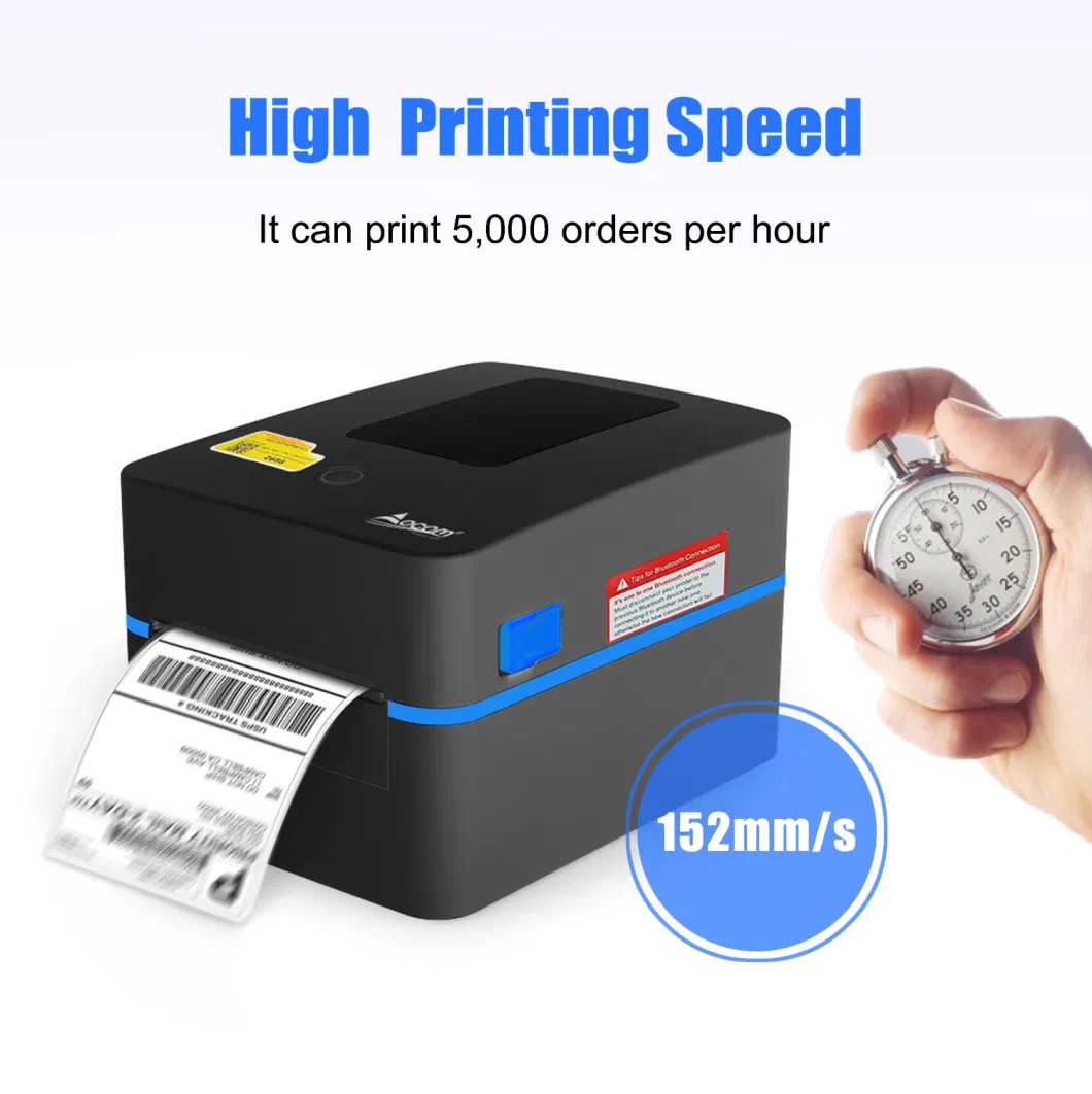 Wireless 4 Inch Supermarket Shopping Barcode Stickers Labels Printer Termica Thermal Label Printer Price Imprimante T&eacute; Rmica