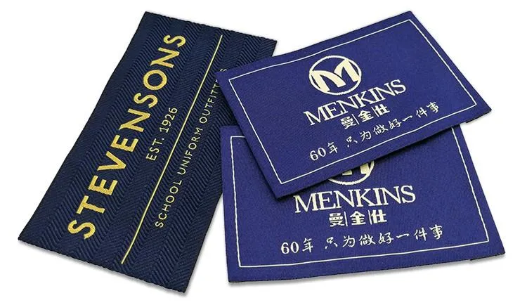 Custom Garment Private Clothing Label Tag Brands Name Woven Clothing Label Woven Label for Clothes