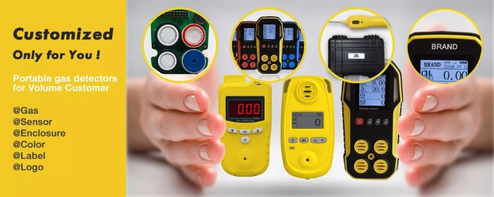 Low Cost Portable Multi 4 Gas Detector with Vibration Sensor IP66 Multi Gas Monitor