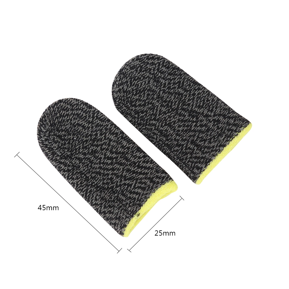 Finger Cover Game Controller Artifact for Pubg Sweat Proof Non-Scratch Sensitive Touch Screen Gaming Finger Thumb Sleeve Gloves