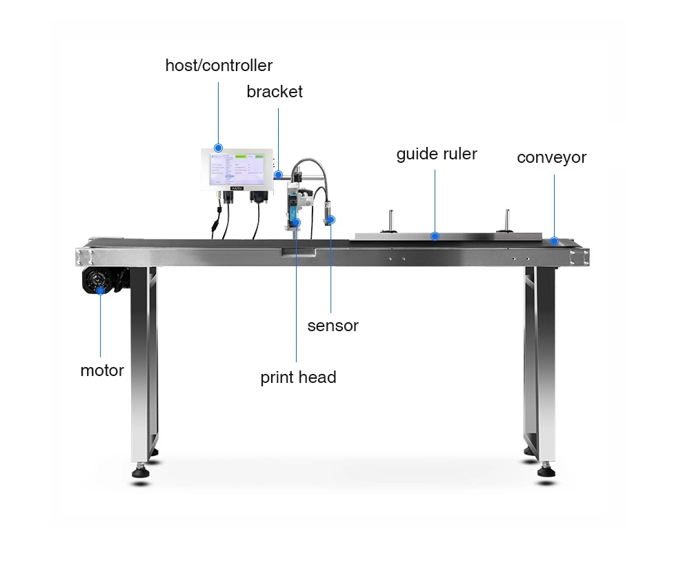 Faith OEM ODM Online Inkjet Printing Machine Digital Label Printer