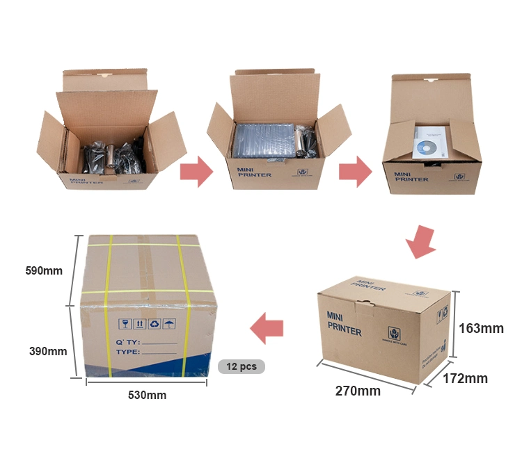 Xprinter XP-DT108B 4 Inch Thermal Shipping Label Printer For Barcode Printing