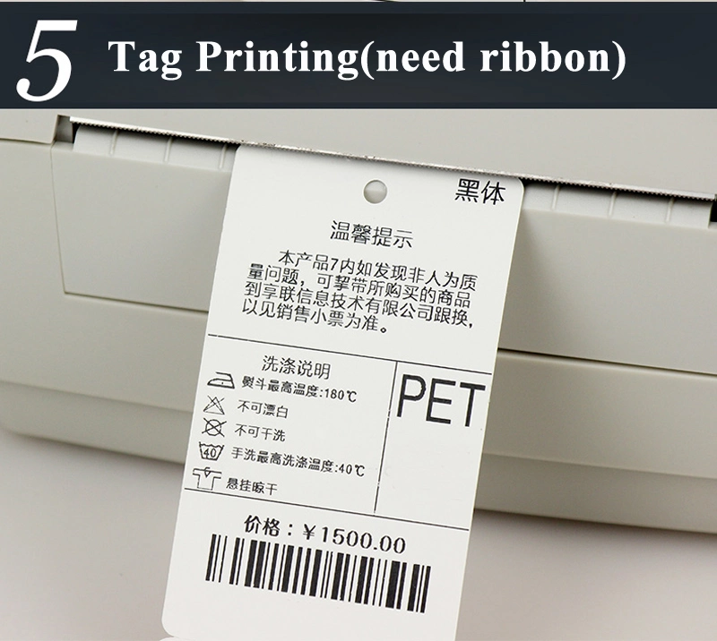 Desktop Zd220t/Zd888t Thermal Transfer Barcode Sticker Label Printer for Zebra