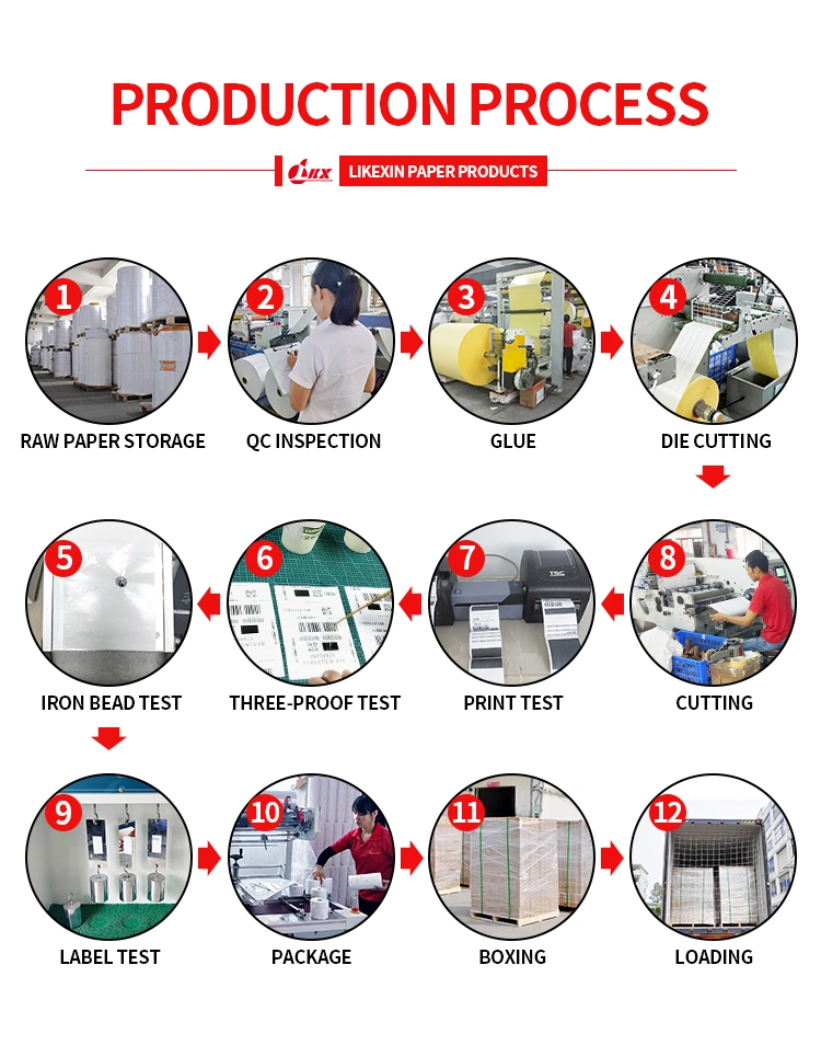 Label Manufacturing Removable Battery Label Sticker Food Labels