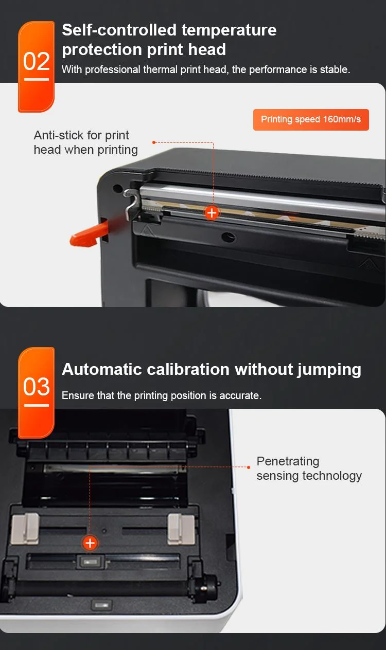 Compact Mobile Thermal Label Printer