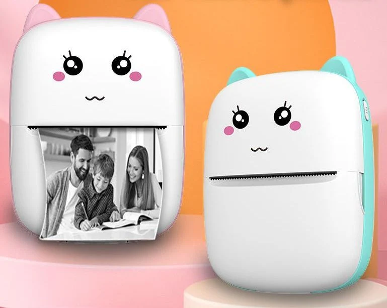 Tiktok Wholesale Cheap OEM Kids Education Photo Mobile Small Portable Wireless Bt Label Thermal Mini Printer Bt