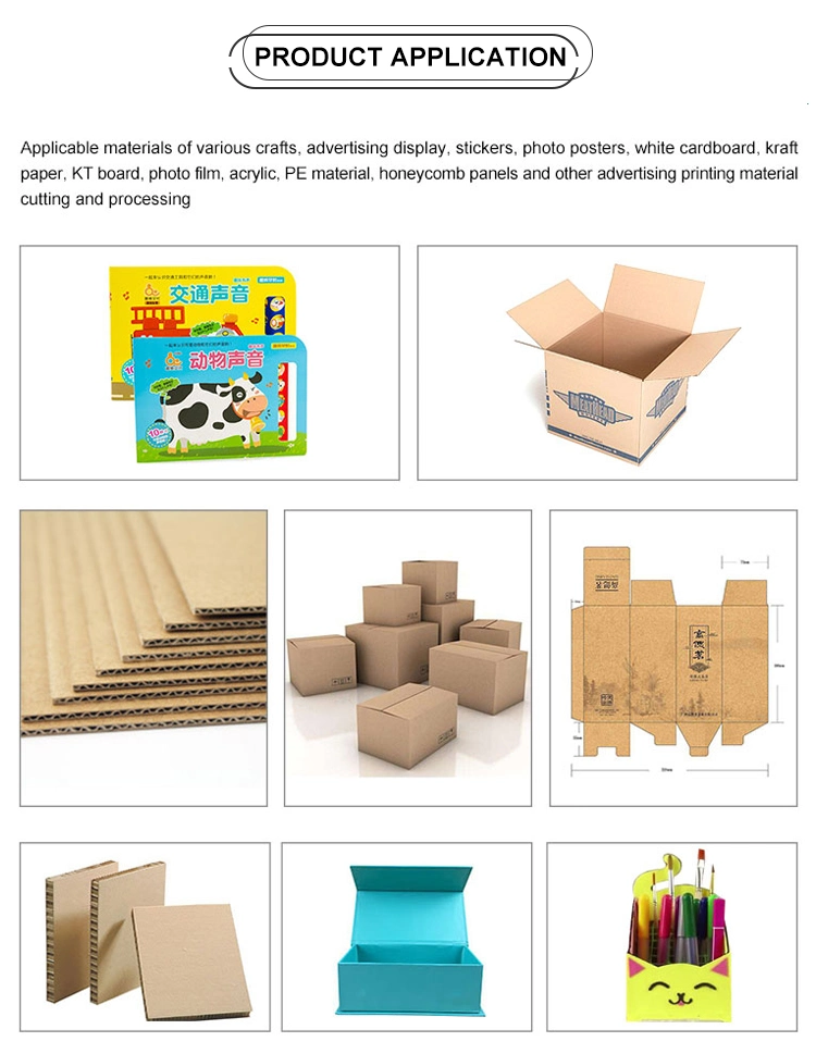 Flatbed Digital Corrugated Paper Box Sample Making Cardboard CNC Cutter Paperboard Knife Cutting Machine Carton Box Maker