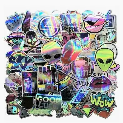 Customize Waterproof Hologram Stickers Label Printing