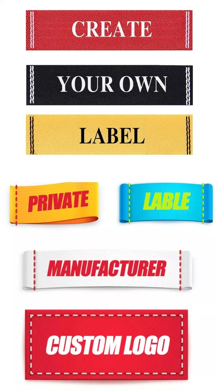 Laser Cut Custom Clothing Garment Private Woven Label