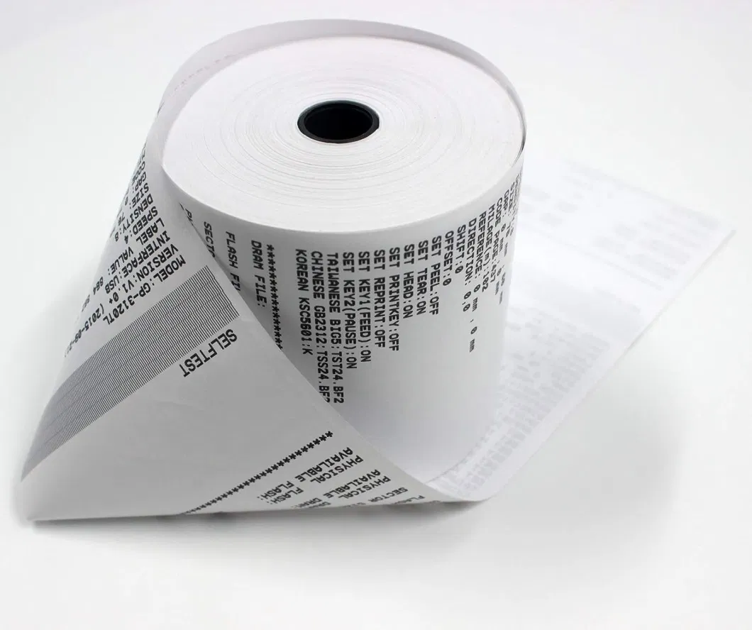 Premium Grade Thermal Transfer Label Jumbo Roll for POS Thermal Paper Printing Receipt Thermal Printer for Supermarket