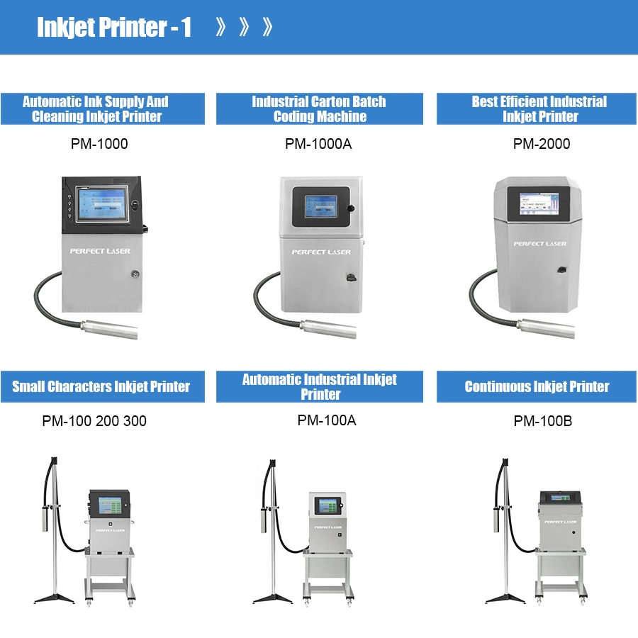 Perfect Laser-Auto Cij Digital Paper label Bottle Logo Batch Expiry Date Film Box Barcode 2D Code Industrial Inkjet Coder Printer Coding Printing Machines