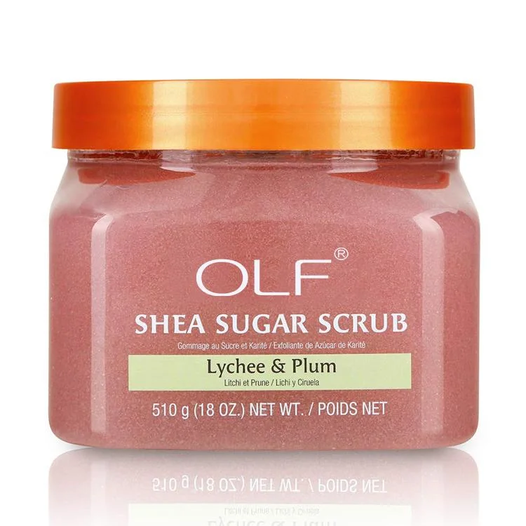 Private Label Body Care Organic Natural Body Shea Sugar Skin Scrub