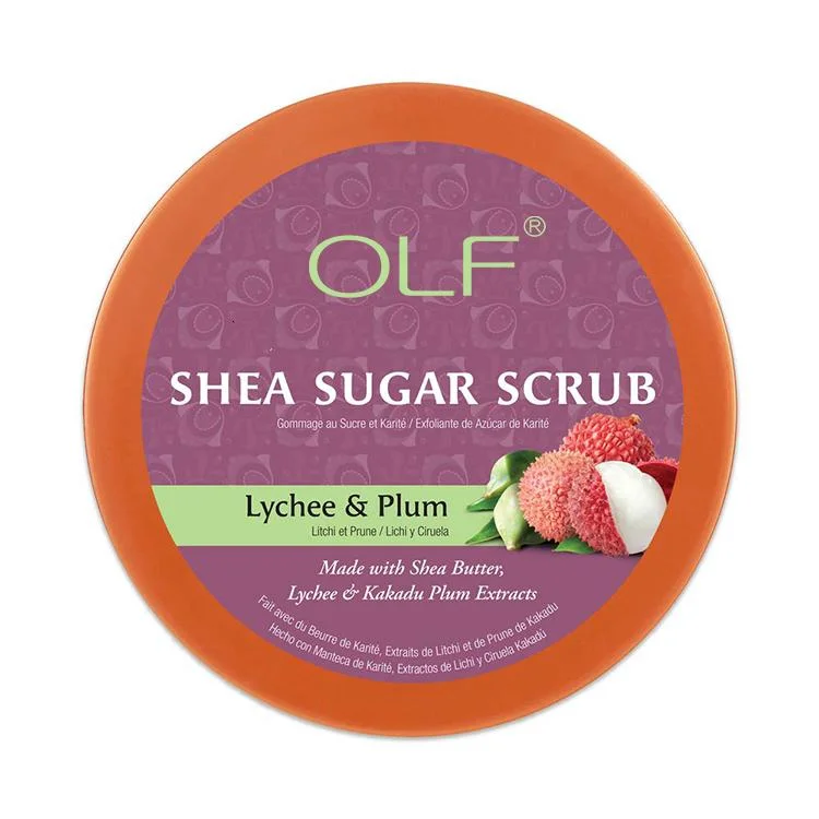 Private Label Body Care Organic Natural Body Shea Sugar Skin Scrub