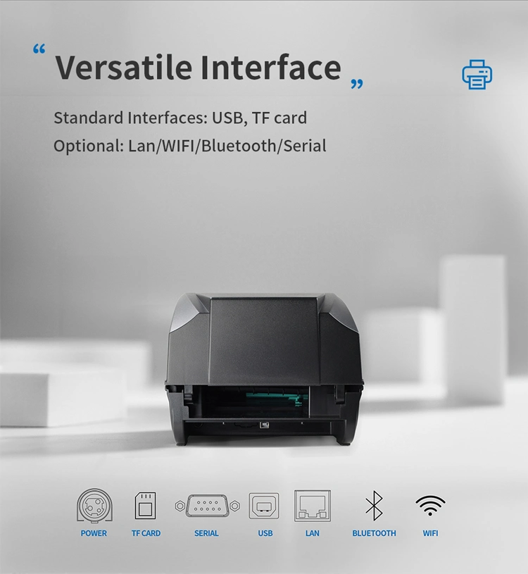 Xprinter Factory Desktop Waybill Printer Thermal Transfer Printer Label Printer With USB (XP-TT325B/XP-TT335B)