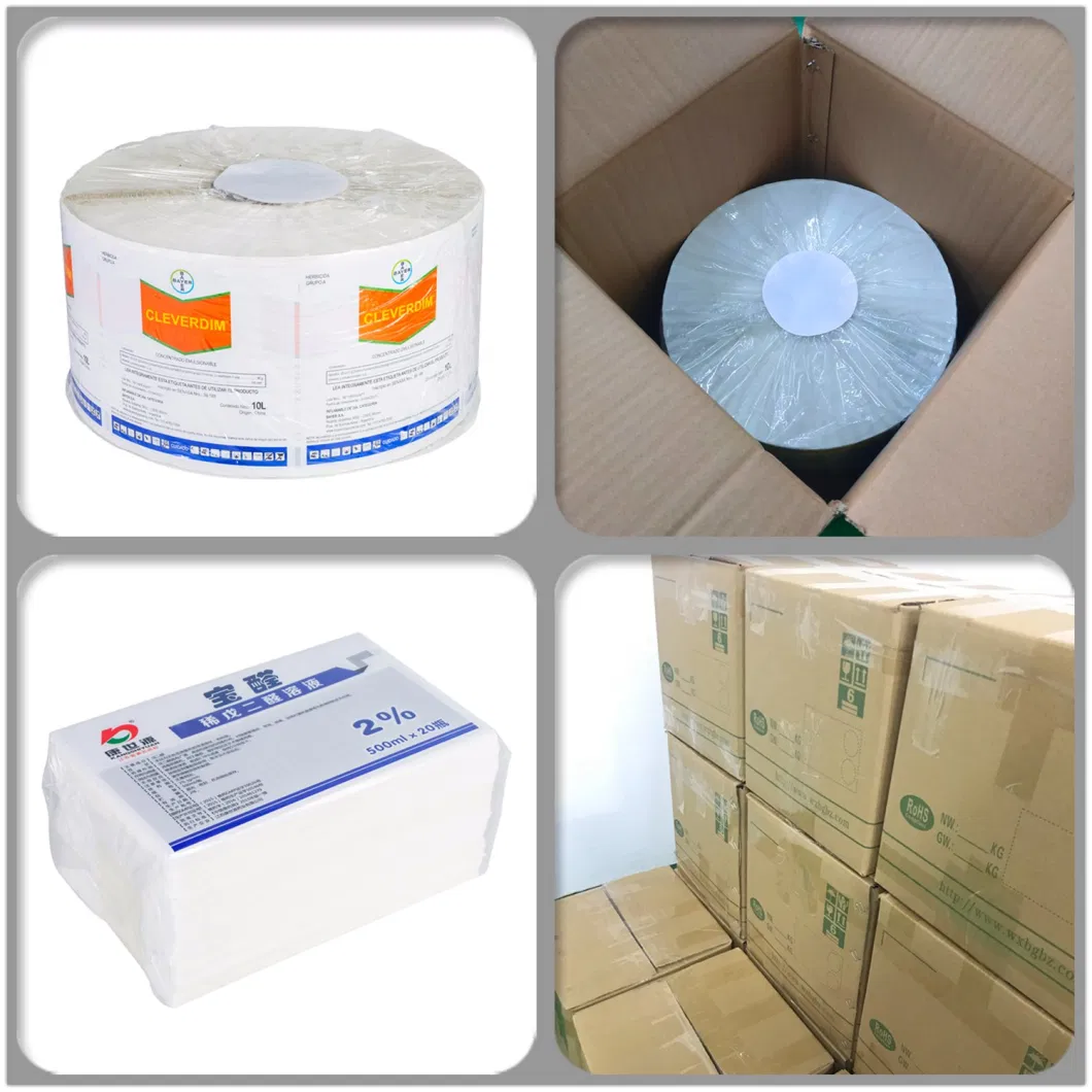 Self Adhesive Thermal Transfer Label Barcode Label Semi Gloss Paper Printing Thermal Transfersticker Labels Shipping