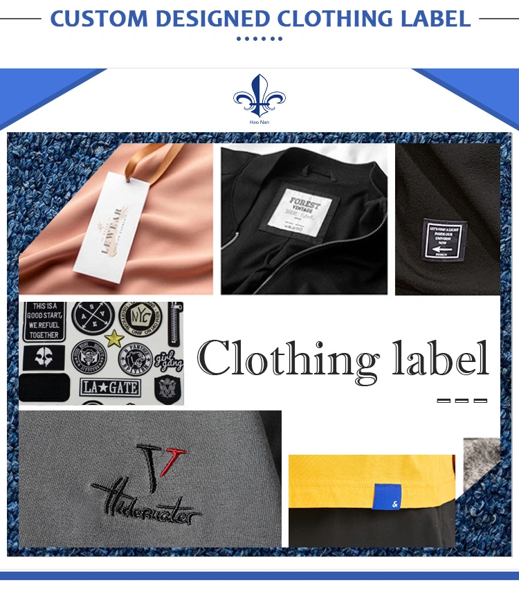 Woven or Embroidery Labels for Clothing with Your Design