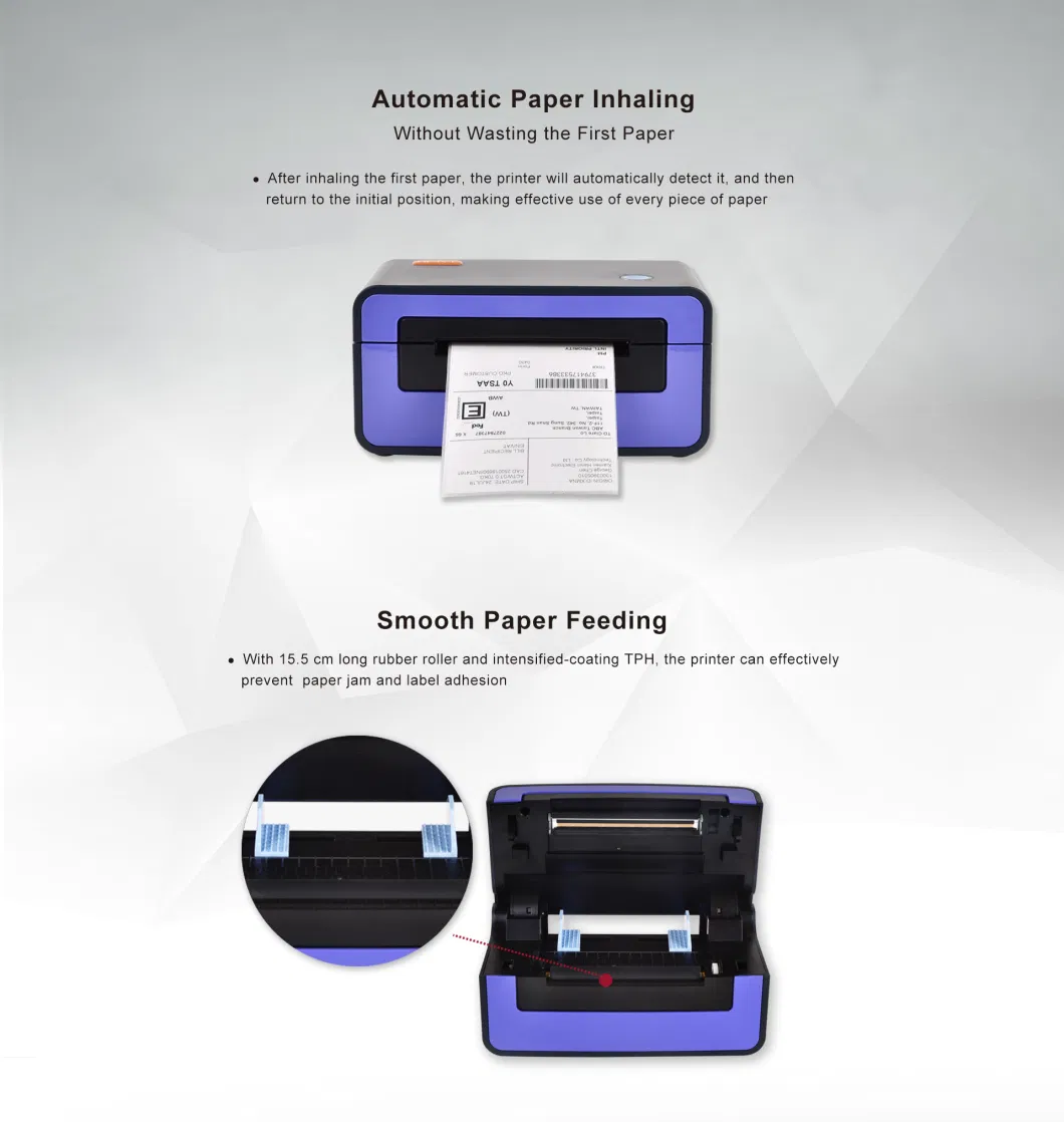 Portable Wireless 4X6 Shipping Label Thermal Sticker Printer