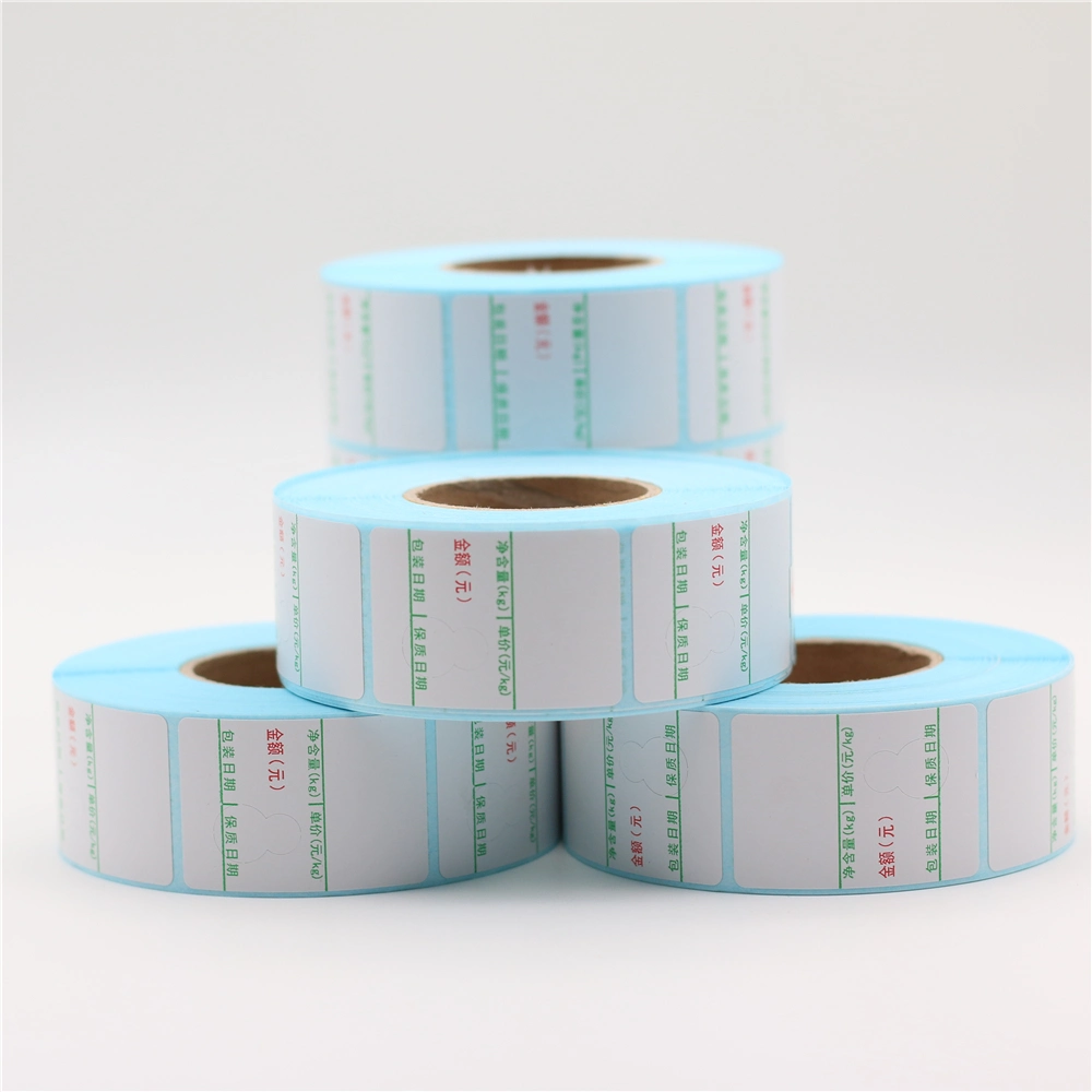 Custom Logo Printing Waterproof Blank Packaging Self-Adhesive Direct Thermal Label