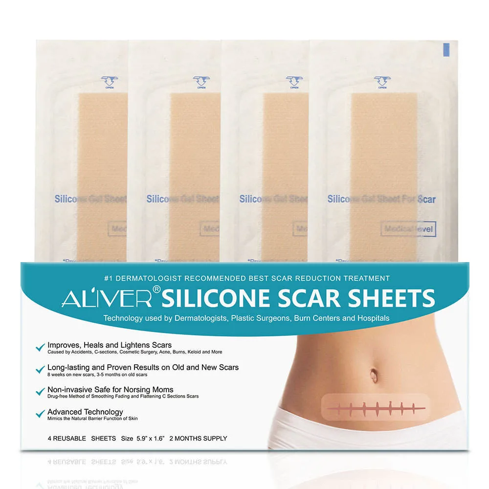 Private Label Medical Use Scar Repairing Silicone Scar Removal Sheets