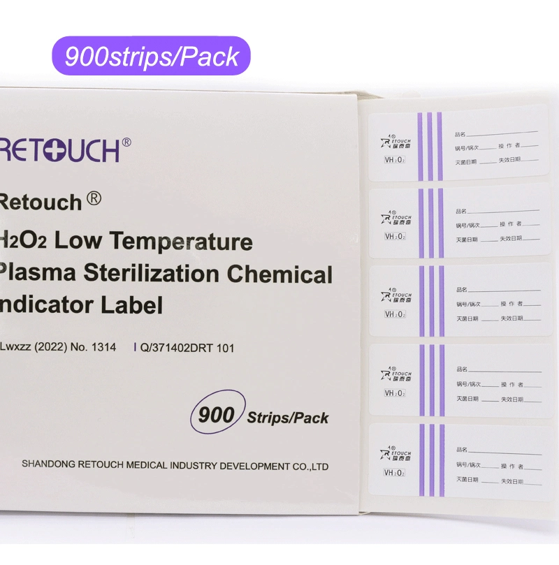 Chemical Indicator Label, Printed with Ink for H2O2 Low Temperature Plsama Sterilization