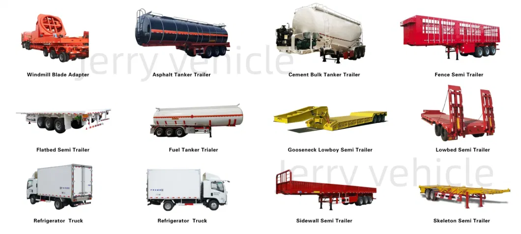 3 Axle Carbon Steel/Stainless Steel/Aluminum Alloy Tank Fuel Tanker Trailer Oil Tamker Trailer