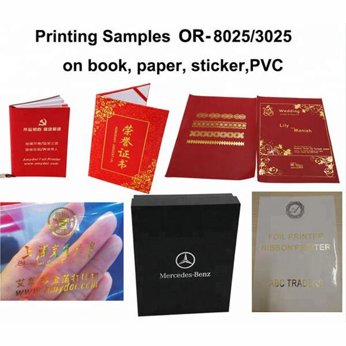 8025 Digital Gold Foil Printing Machine Hot Foil Stamping Machine for Sale