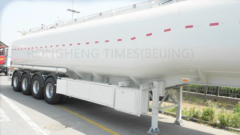 China 4 Axles Carbon Steel/Stainless Steel/ Oil/Fuel/Gasoline/Diessel Tank Truck Trailer Price