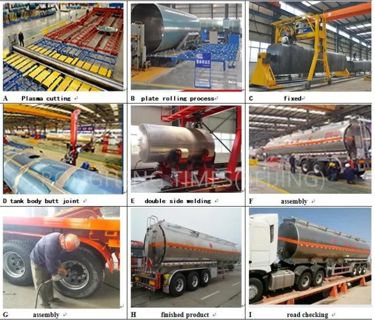 China 4 Axles Carbon Steel/Stainless Steel/ Oil/Fuel/Gasoline/Diessel Tank Truck Trailer Price