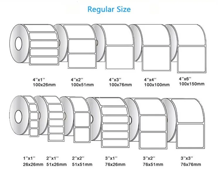 Direct Thermal Label and Thermal Transfer Label Jumbo Rolls 80GSM