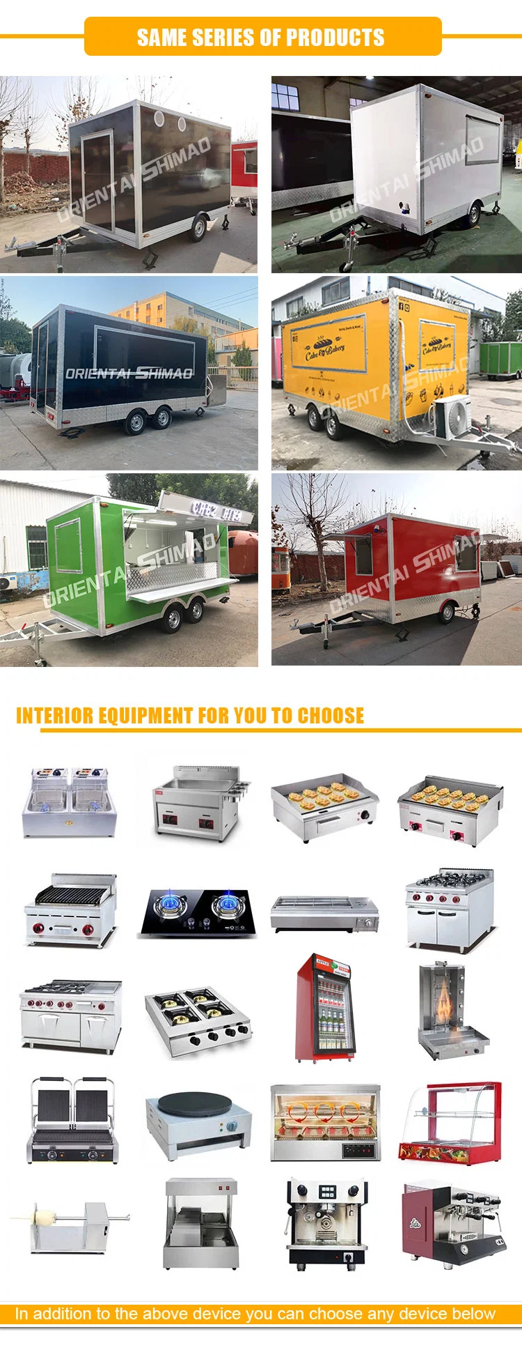 New Product 10% off Mobile Fast Catering Concession Vending Snack Kitchen Food Trailer with Fully Equipments Cheap Price Food Dog Cart Kiosk Stainless Steel