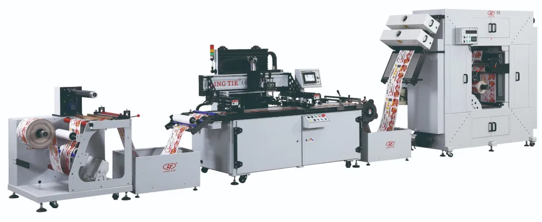 Automatic Roll to Roll Screen Printing Machine for Thermal Transfer Label