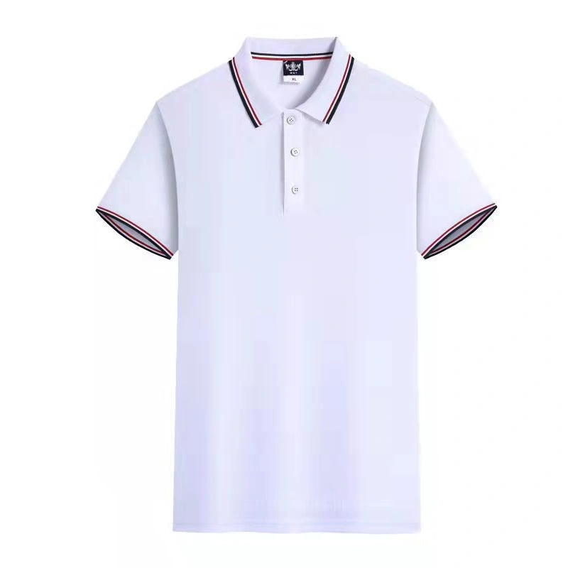 Customized Pure Cotton Pique Quickly Dry Fit Men Recycled Plain Golf Short Sleeves Polo Shirt