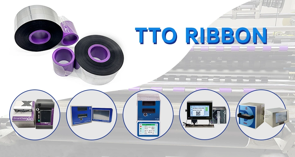 Tto Near Edge Wax Resin Ribbon Unioncoding Thermal Transfer Resin Ribbon for Tto Printer