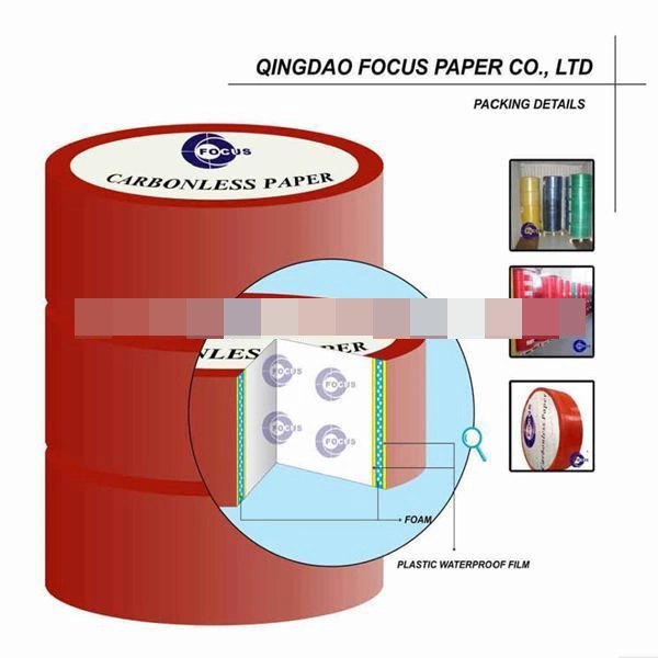 Focus Thermal Paper 100% Imported Virgin Wood Pulp Black and White Image BPA Free Eco Top Coated, Top Coated 45GSM, 48 GSM, 55GSM, 60 GSM, 70GSM, 80GSM