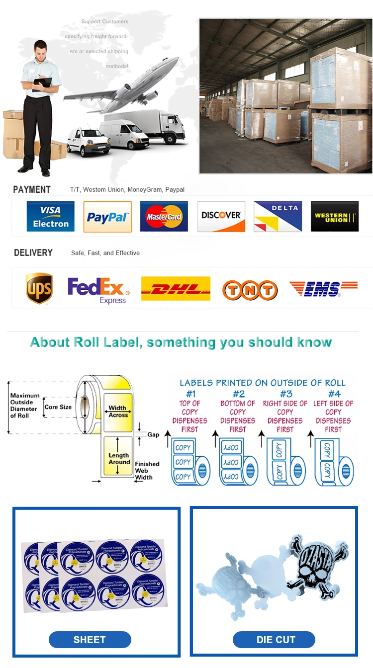 Customized Pharmaceutical and Health Products Self-Adhesive Medical Labels Pet Drug Labels