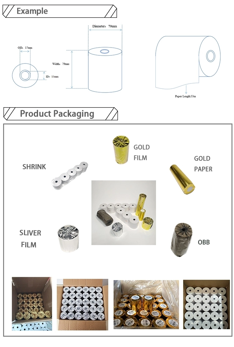 Direct White Thermal Label Thermal Transfer Label Thermal Direct Label