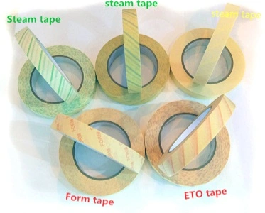 Medical Sterilization Steam Eo Plasma Gama Indicator Strip / Label Steam Class5