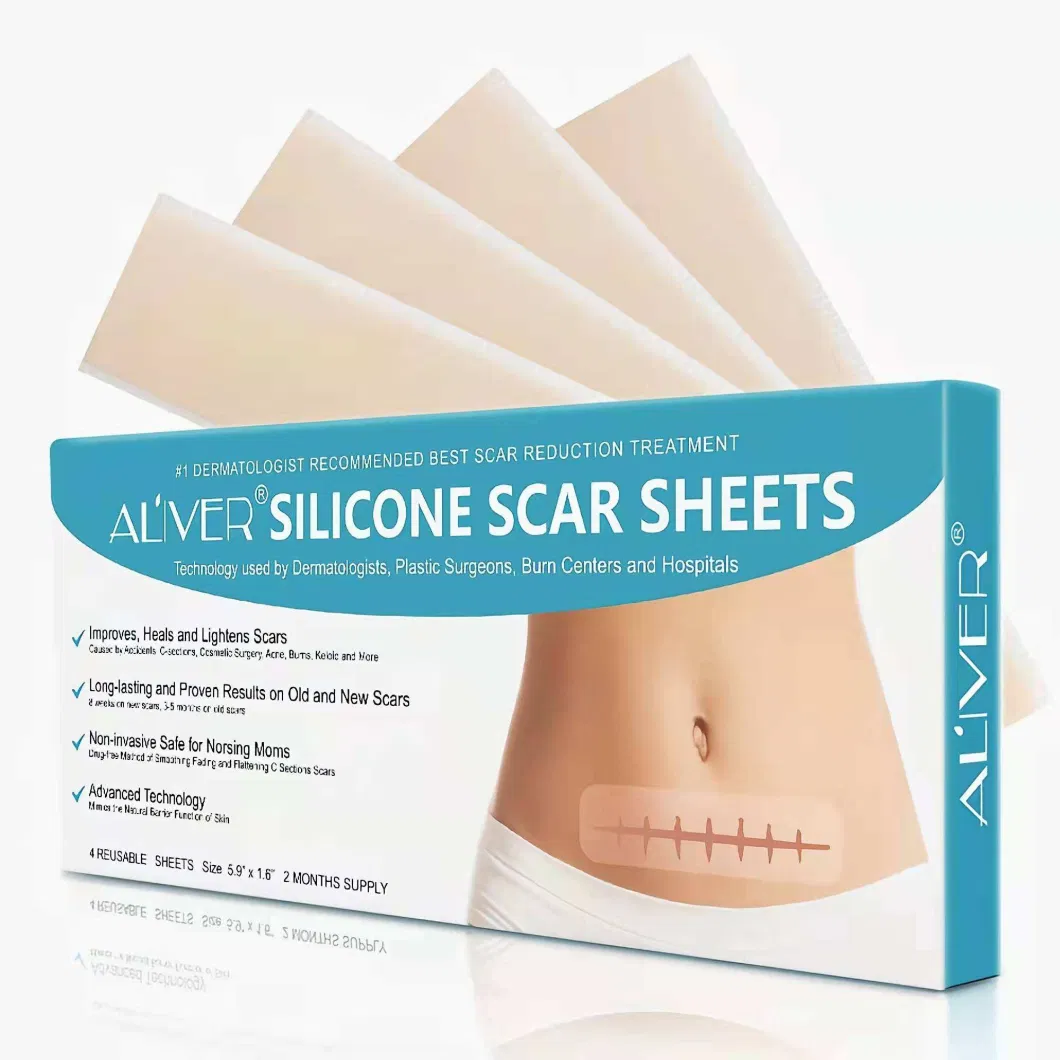 Private Label Medical Use Scar Repairing Silicone Scar Removal Sheets