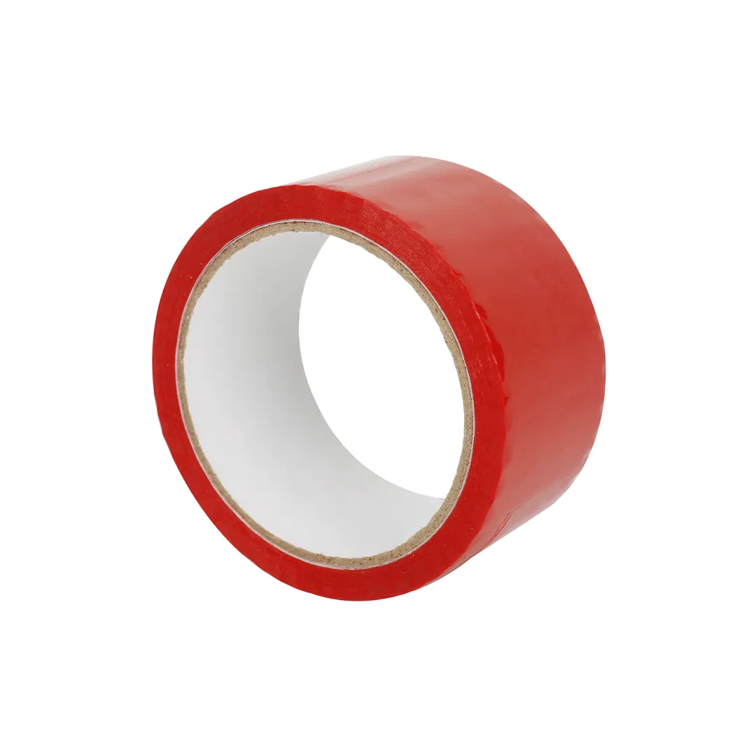 China Factory Red OPP Tape BOPP Single Side Adhesive Tape for Carton Package and Sealing