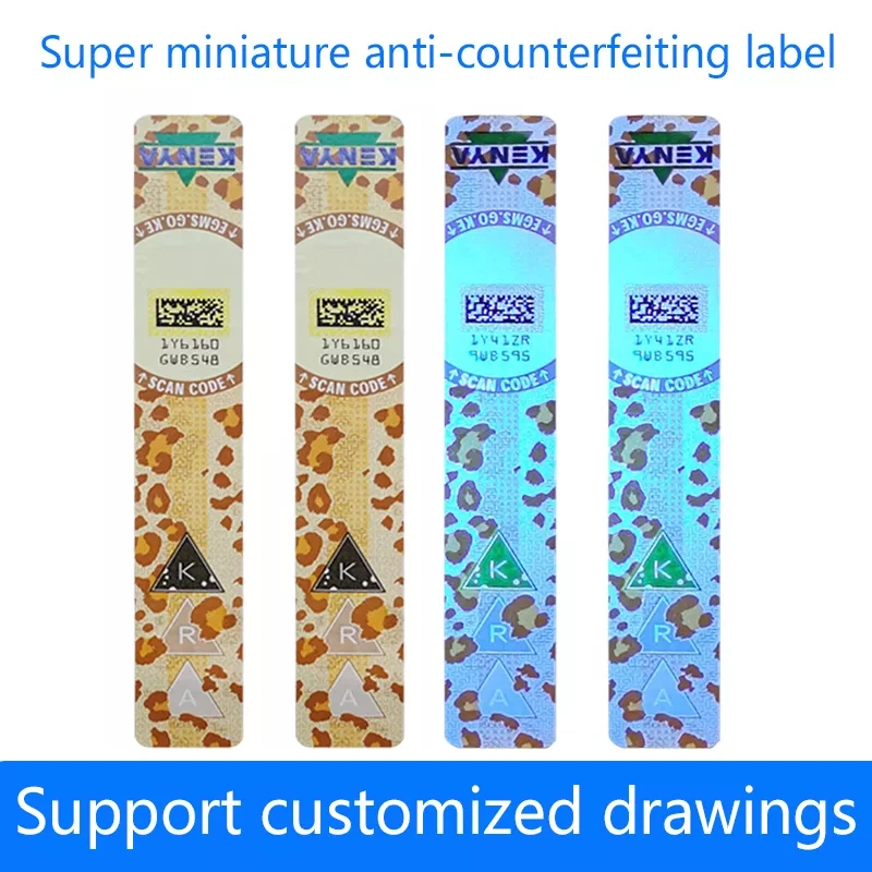 Customization Fluorescent Printing Special Security Code Label Wine and Cigar Label Anti-Piracy Safety Label