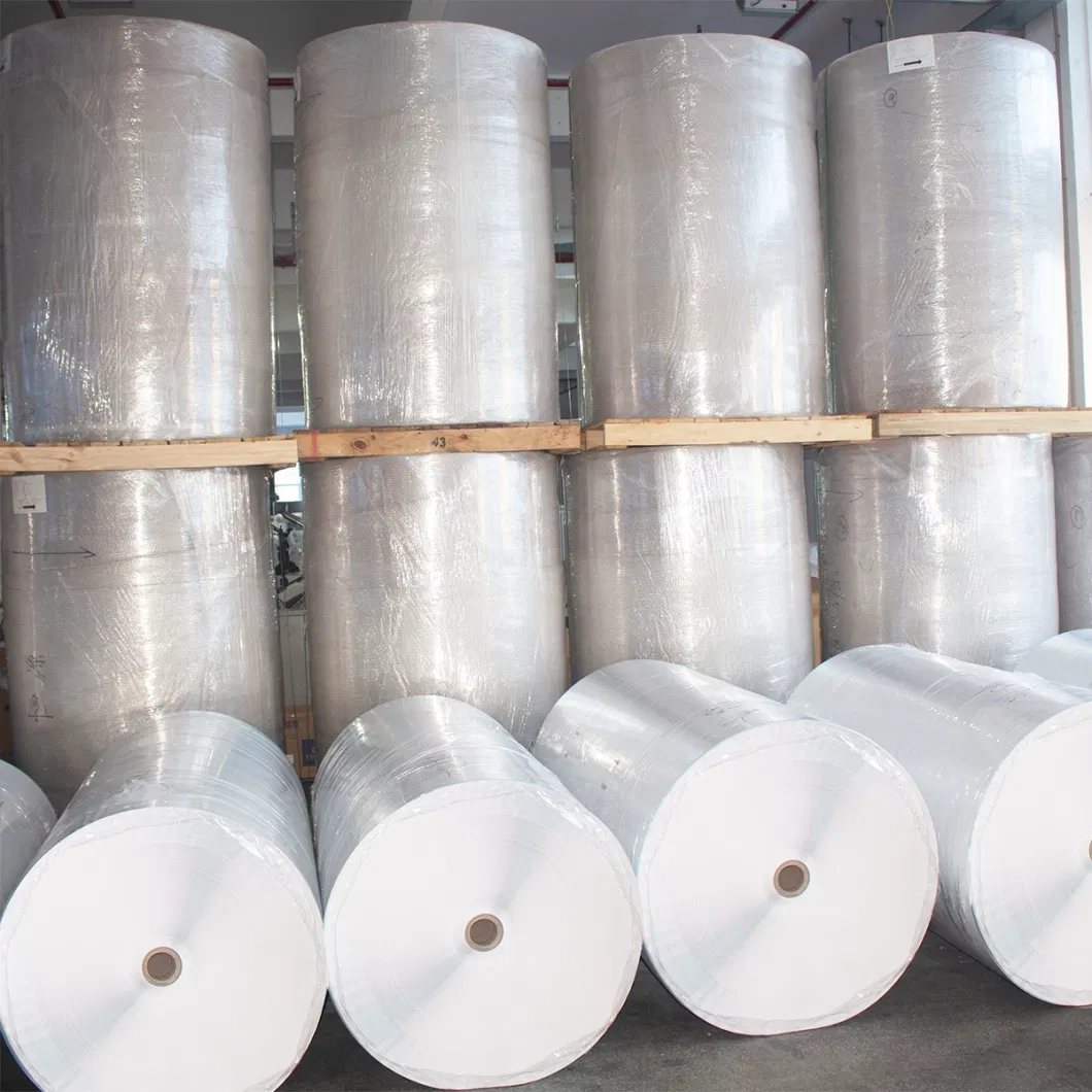 High Quality Coated Matt Paper Fs- 60 GSM Liner 60 GSM White Glassine Thermal Transfer Jumbo Paper