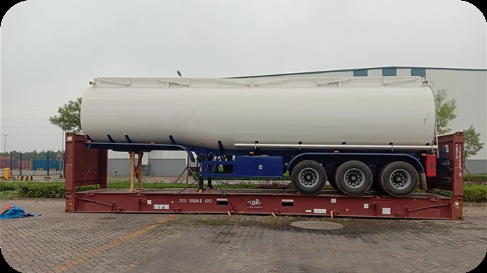 3 Axles 40000L/42000L/45000L/48000L/50000L Aluminum Steel Petroleum/Diesel/Fuel/Crude Oil/Milk/Water/Gasoline Tanker Trailer Tank Truck Trailer