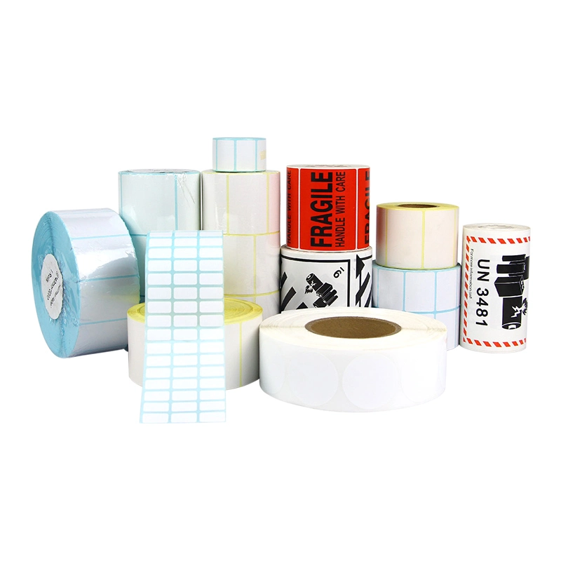 4 X 6 6X4 100X150 Direct Thermal Barcode Shipping Printer Label Waybill A6 Thermal Paper Sticker Label Rolls