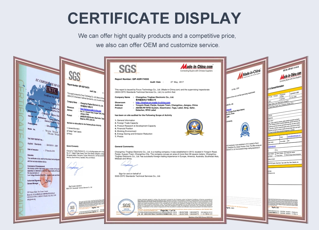 8.2MHz EAS Label RF Security Label (5X5cm)