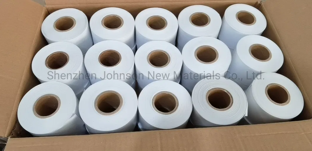 Szjohnson 80 mm X 80 mm Waterproof Top Coated Thermal Label Liner Less Paper for Scale Supermarket